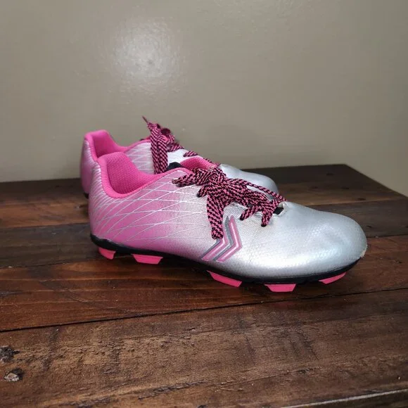 DSG Pink and Silver Soccer Cleats  Girls Size 13 - Picture 15 of 15